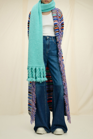 FLUFFY STRUCTURE scarf