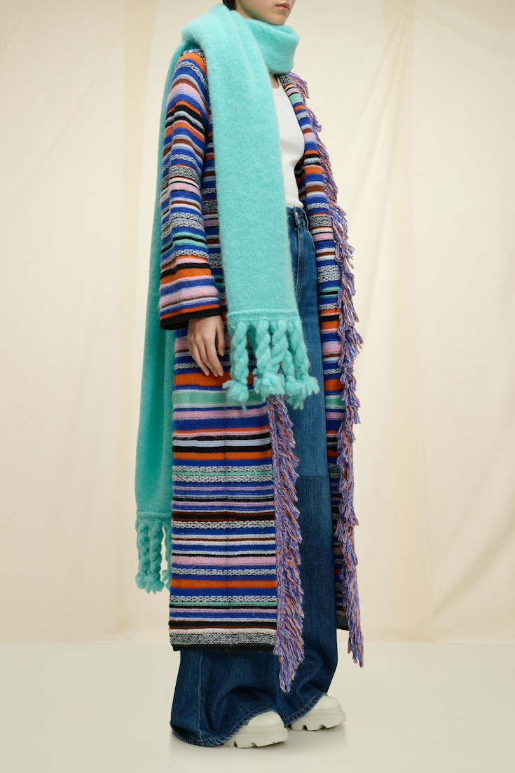FLUFFY STRUCTURE scarf