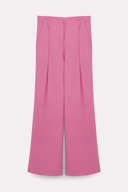 STRIKING LIGHTNESS pants Dorothee Schumacher LIGHTWEIGHT WIDE LEG PANTS adored pink