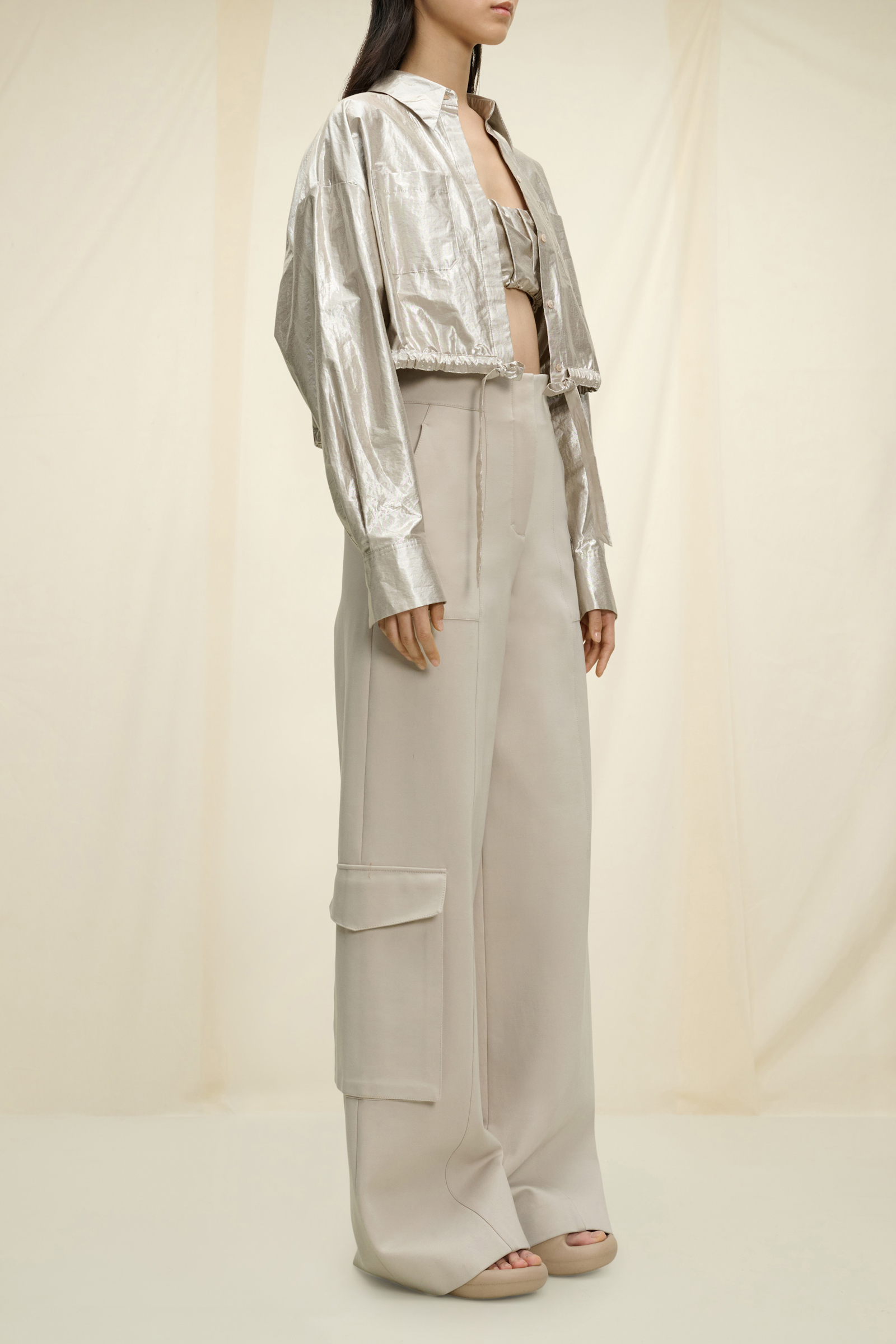 SHIMMERING EASE blouse + bra