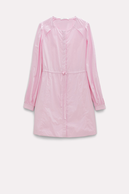 COTTON COOLNESS dress Dorothee Schumacher MODERN SHIRTDRESS WITH CUTOUTS light pink
