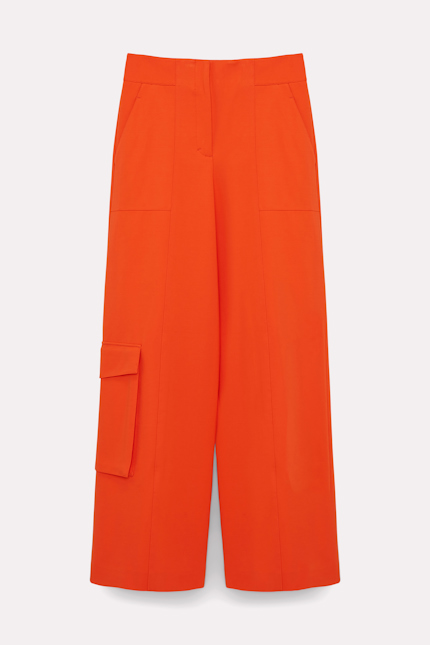 EMOTIONAL ESSENCE I pants Dorothee Schumacher CARGO PANTS IN PUNTO MILANO spiced orange