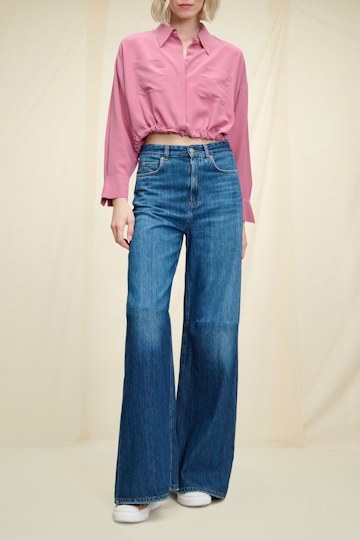FLUID VOLUMES blouse