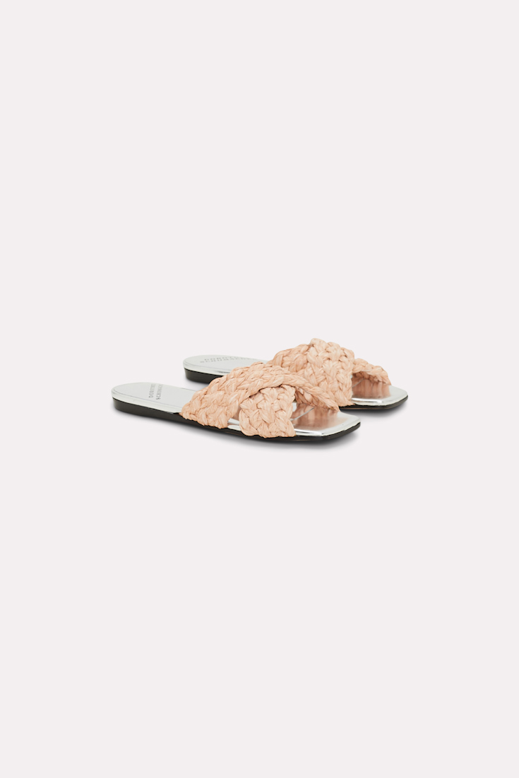 CHIC CONTRAST flat Sandal