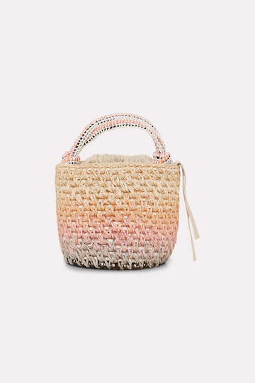 DEGRADE DREAMS mini straw bag