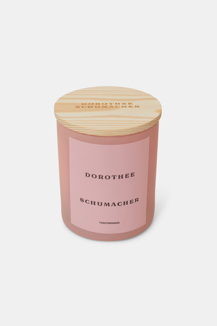 Dorothee Schumacher DUFTKERZE AUS SOJAWACHS MIT HOLZDECKEL soft rose