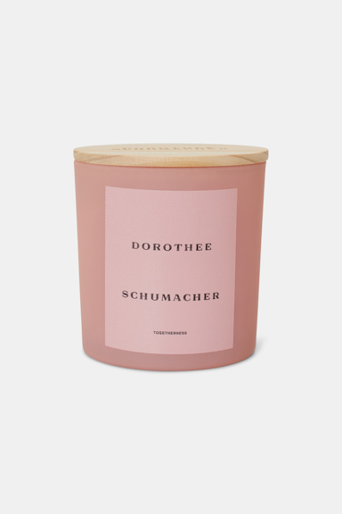 Dorothee Schumacher GROSSE DUFTKERZE AUS SOJAWACHS MIT HOLZDECKEL soft rose