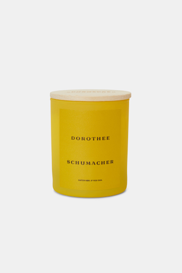 Dorothee Schumacher DUFTKERZE AUS SOJAWACHS MIT HOLZDECKEL soft yellow
