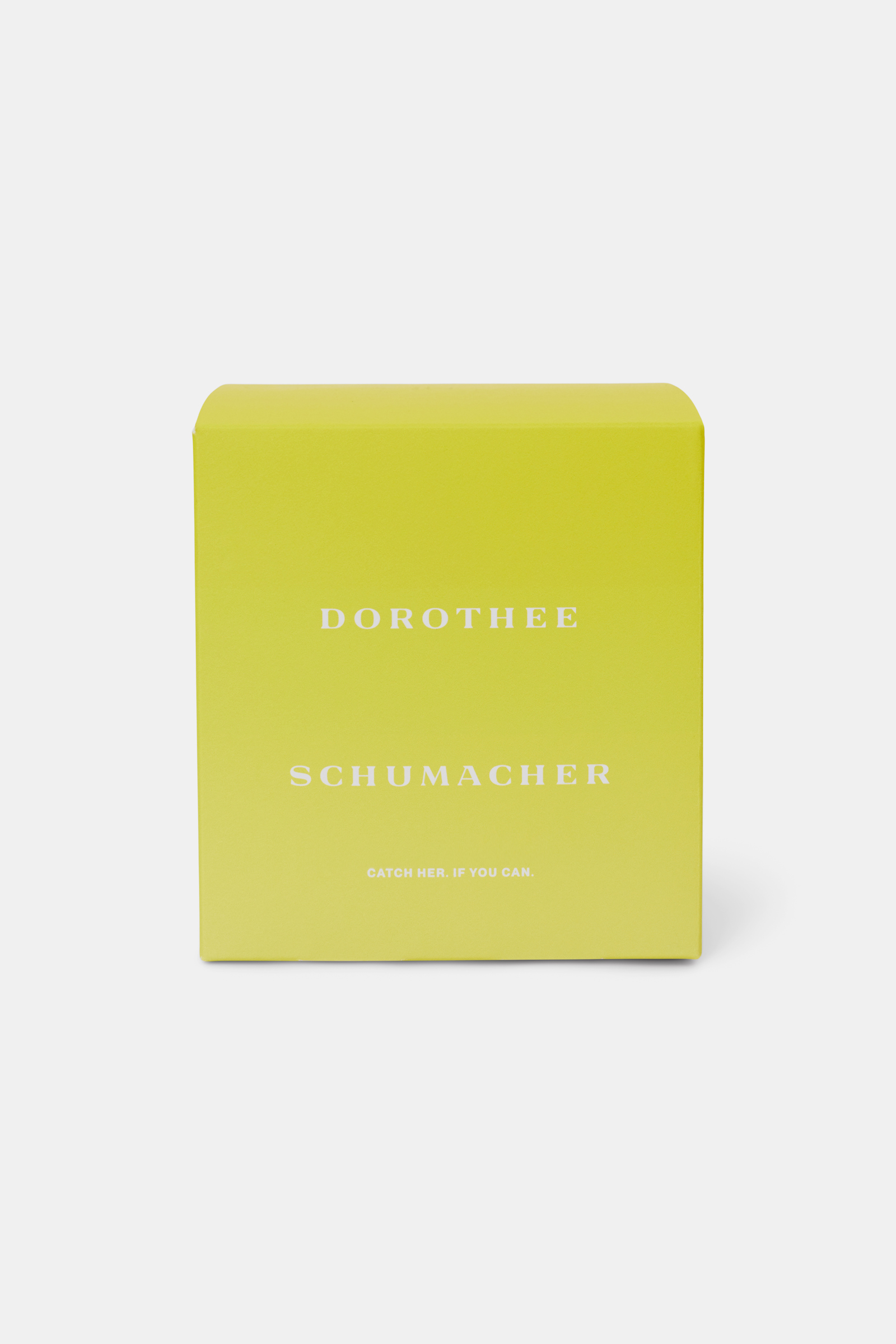 Dorothee Schumacher LARGE SCENTED SOY WAX CANDLE WITH WOODEN LID soft yellow