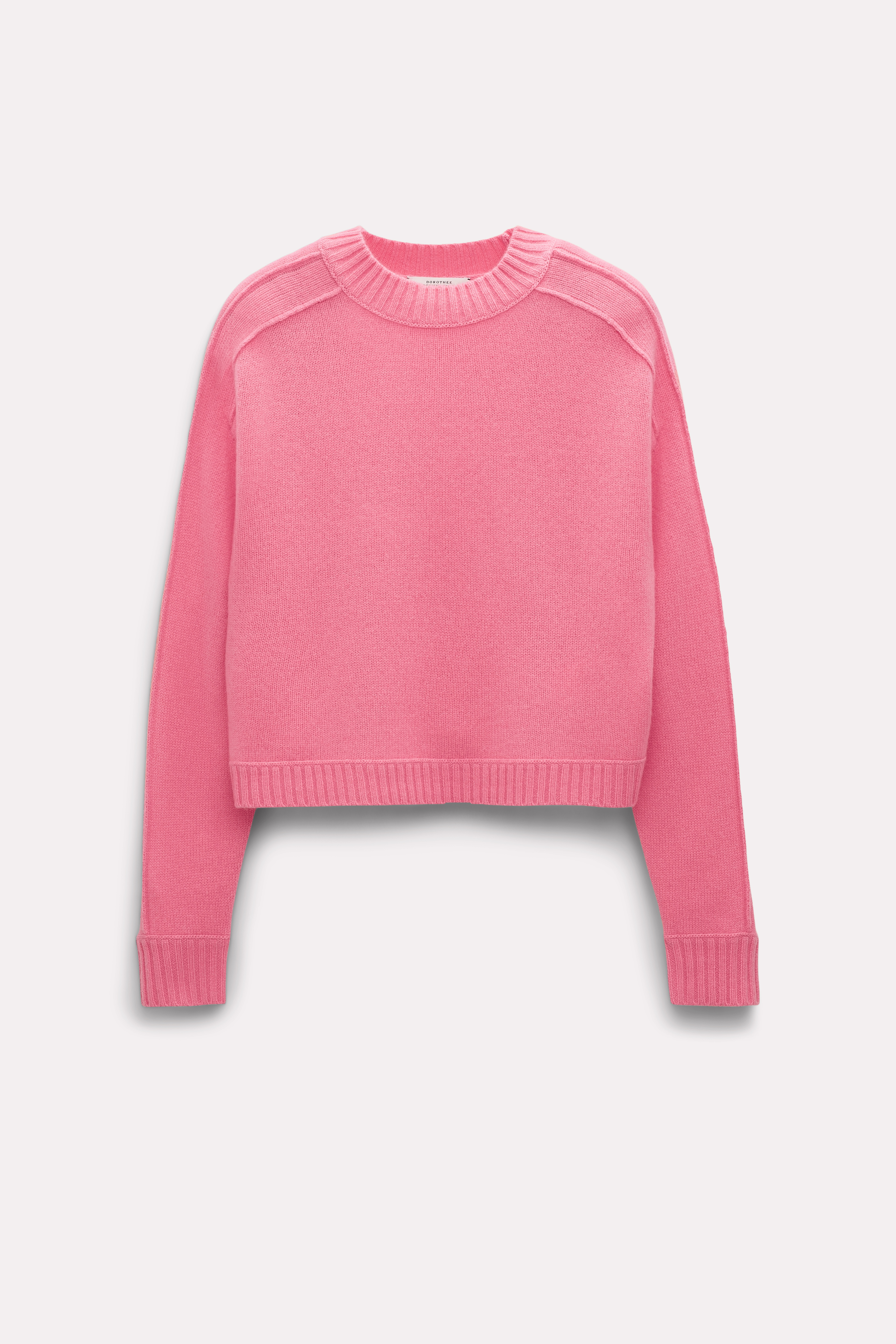 Dorothee Schumacher Raglan Sleeve Sweater In Merino-cashmere In Pink