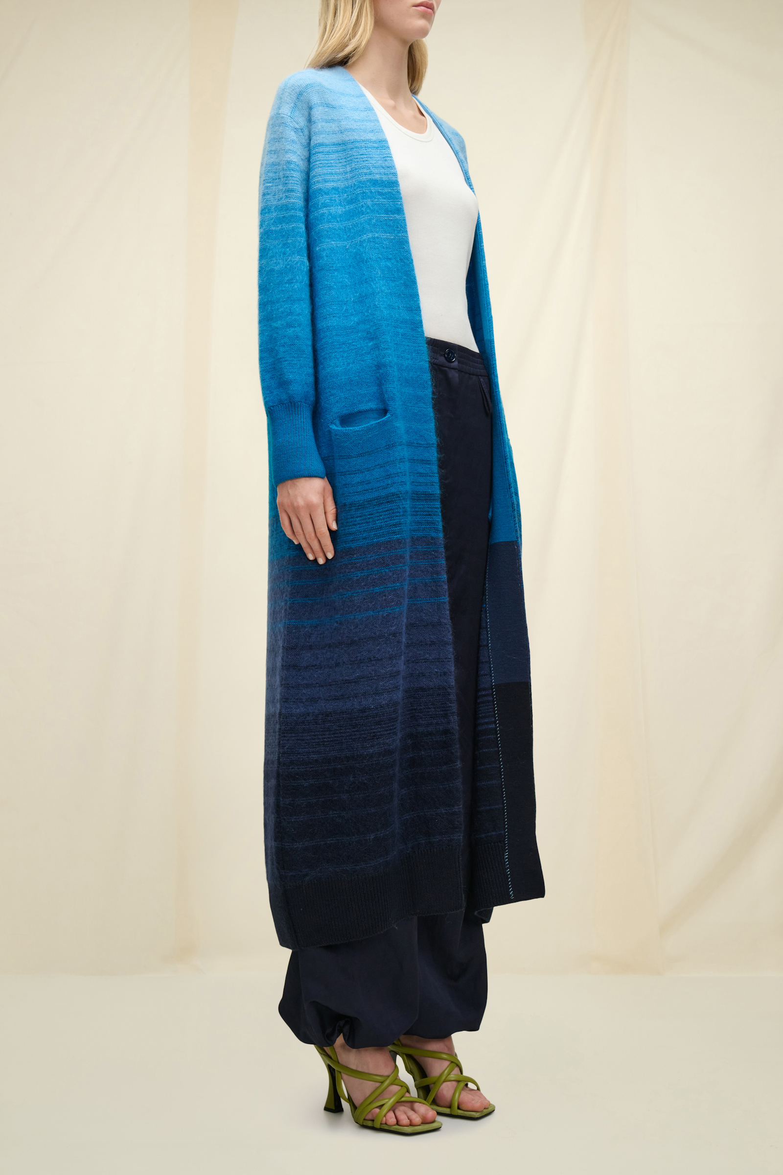 BLUE DEGRADE cardigan