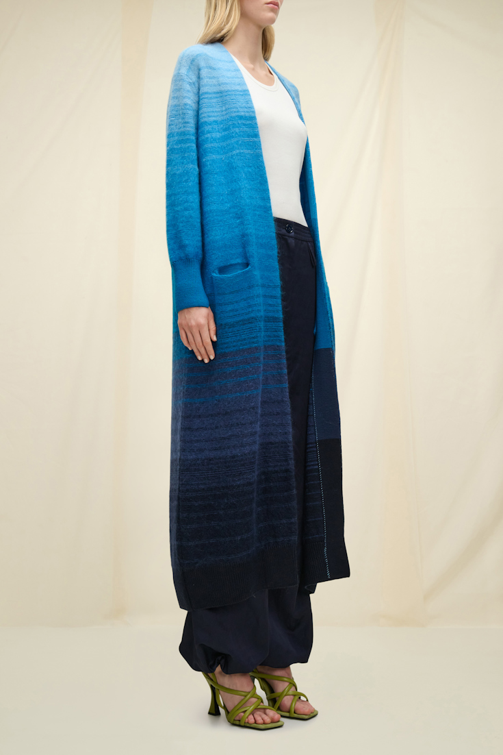 BLUE DEGRADE cardigan