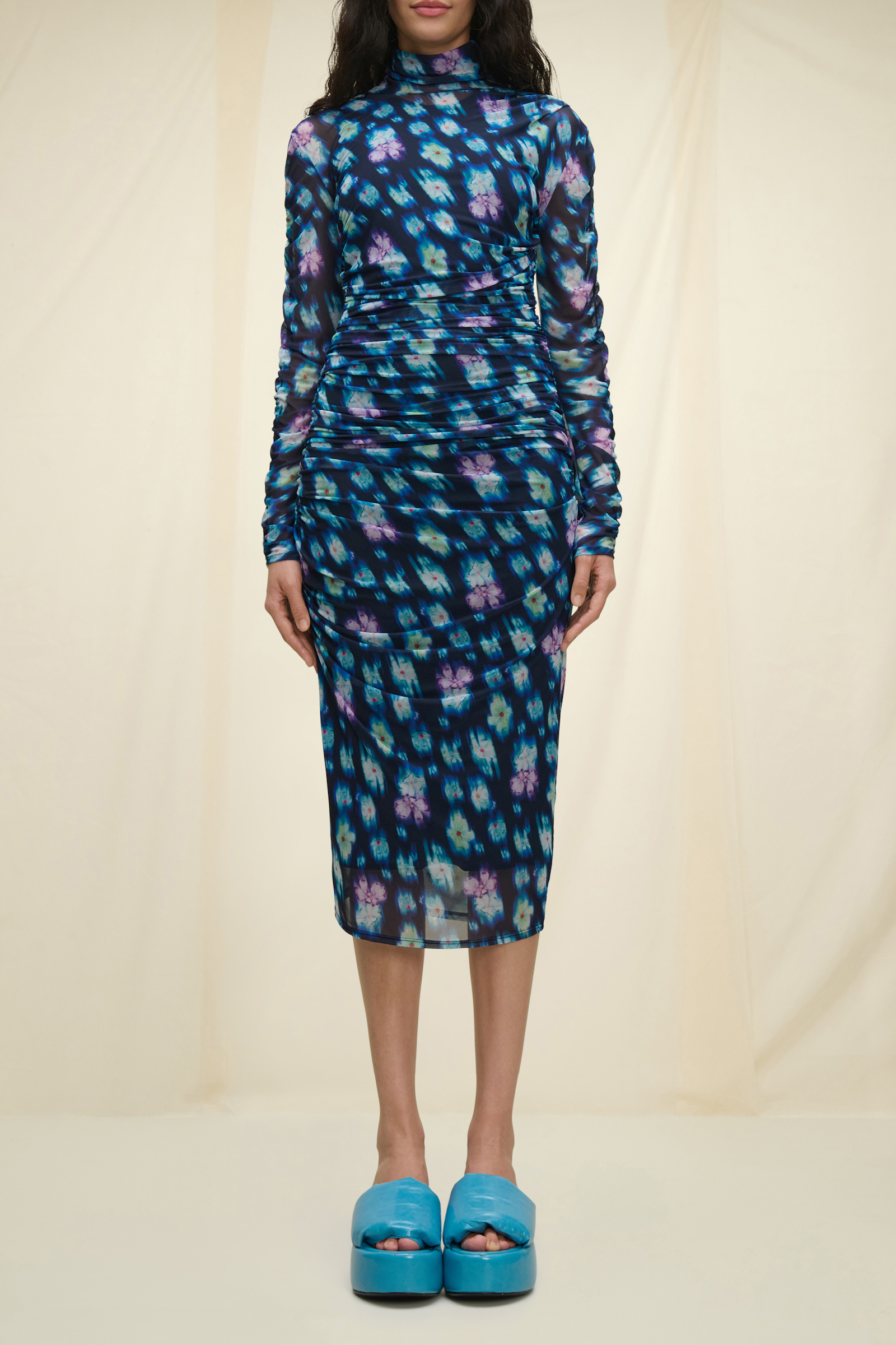 NEON FLOWERS dress