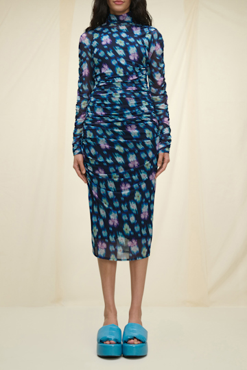 NEON FLOWERS dress