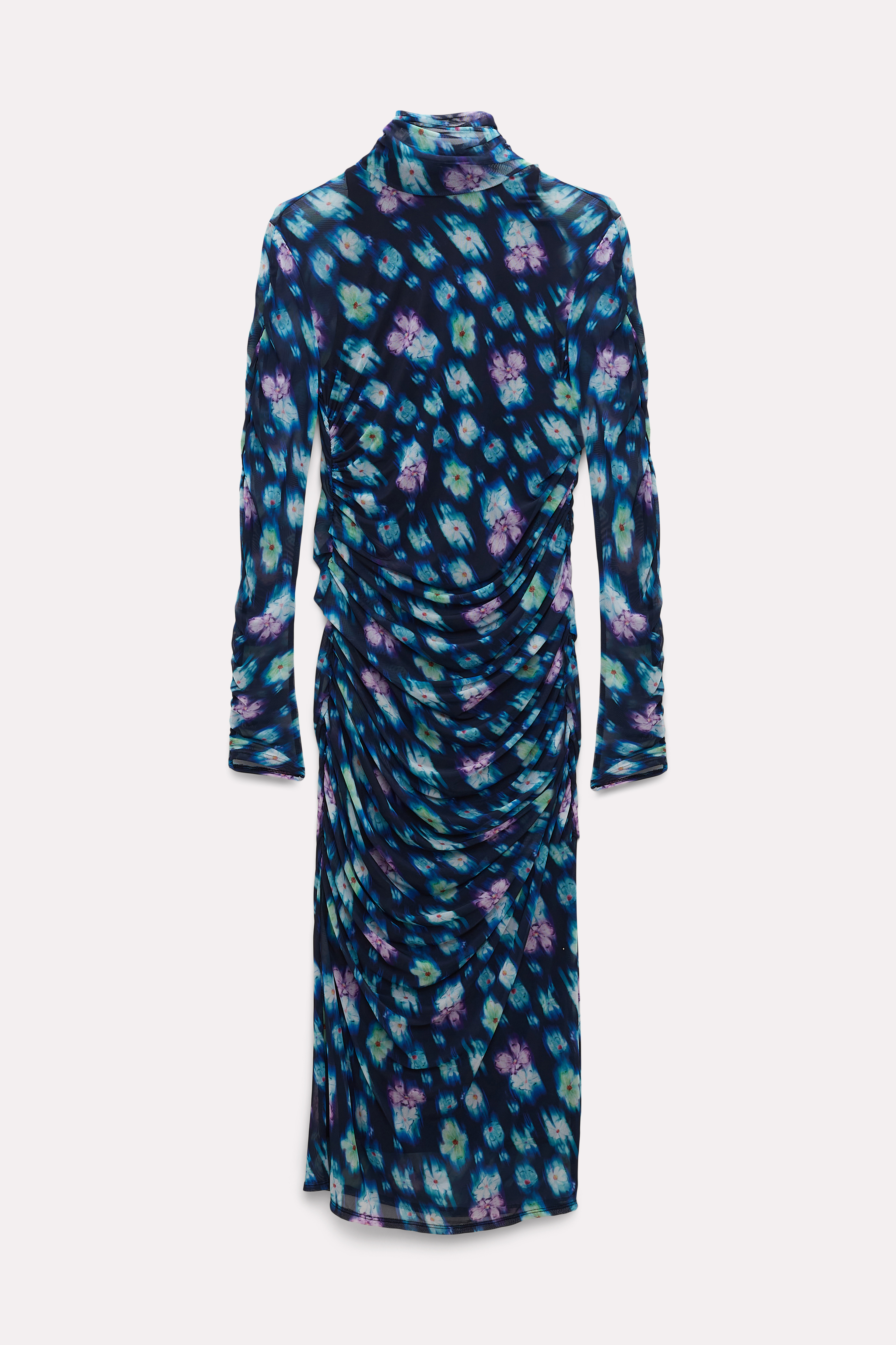 Dorothee Schumacher Gathered Floral-print Dress In Multi Colour