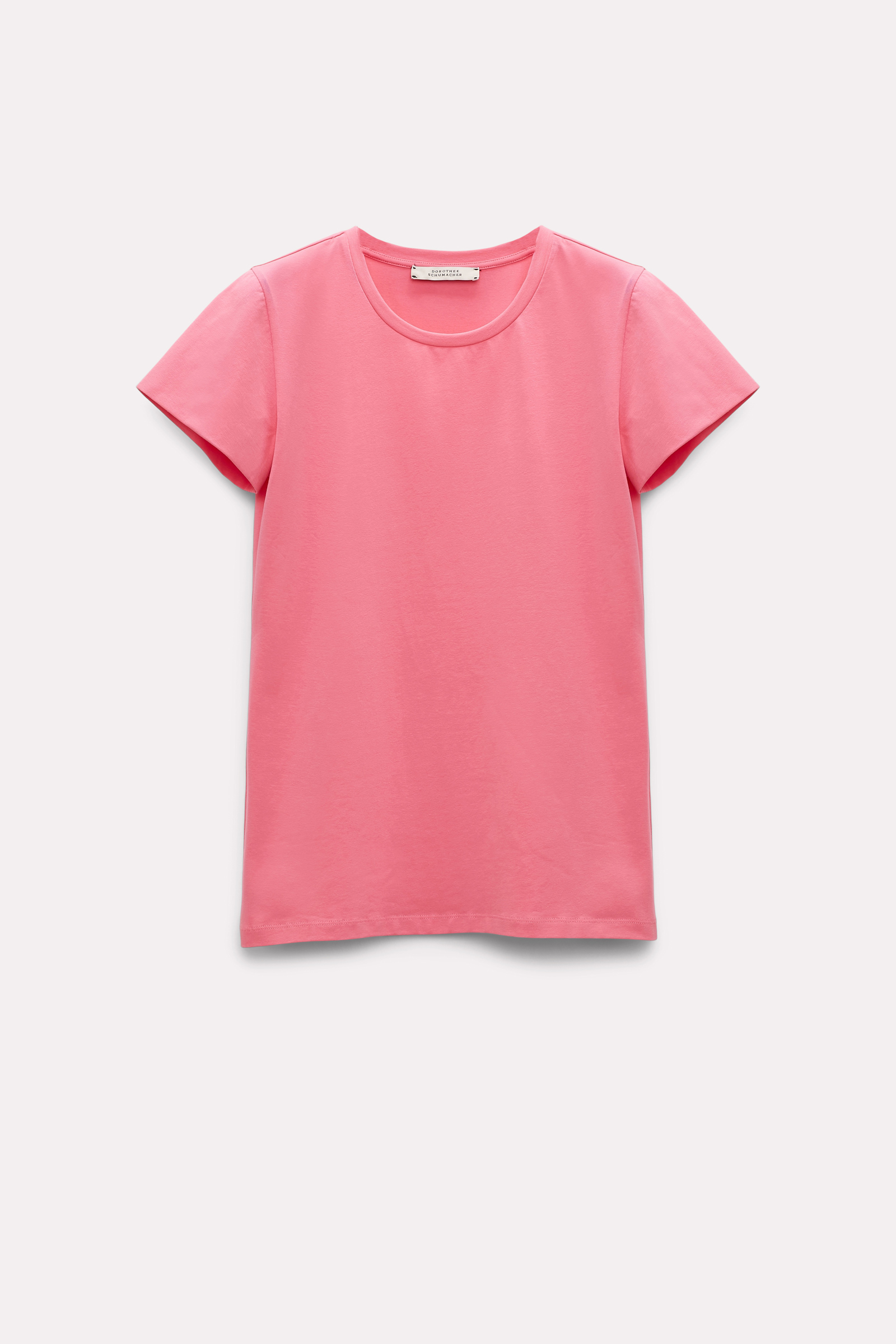 Dorothee Schumacher Basic T-Shirt bright pink