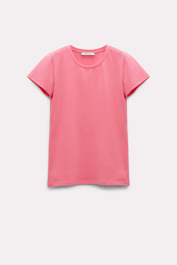 Dorothee Schumacher Basic T-Shirt bright pink