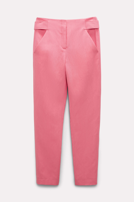 COLORFUL LIGHTNESS pants Dorothee Schumacher Lightweight pants in cotton-linen bright pink