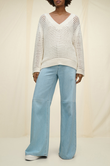 DENIM ROMANCE pants