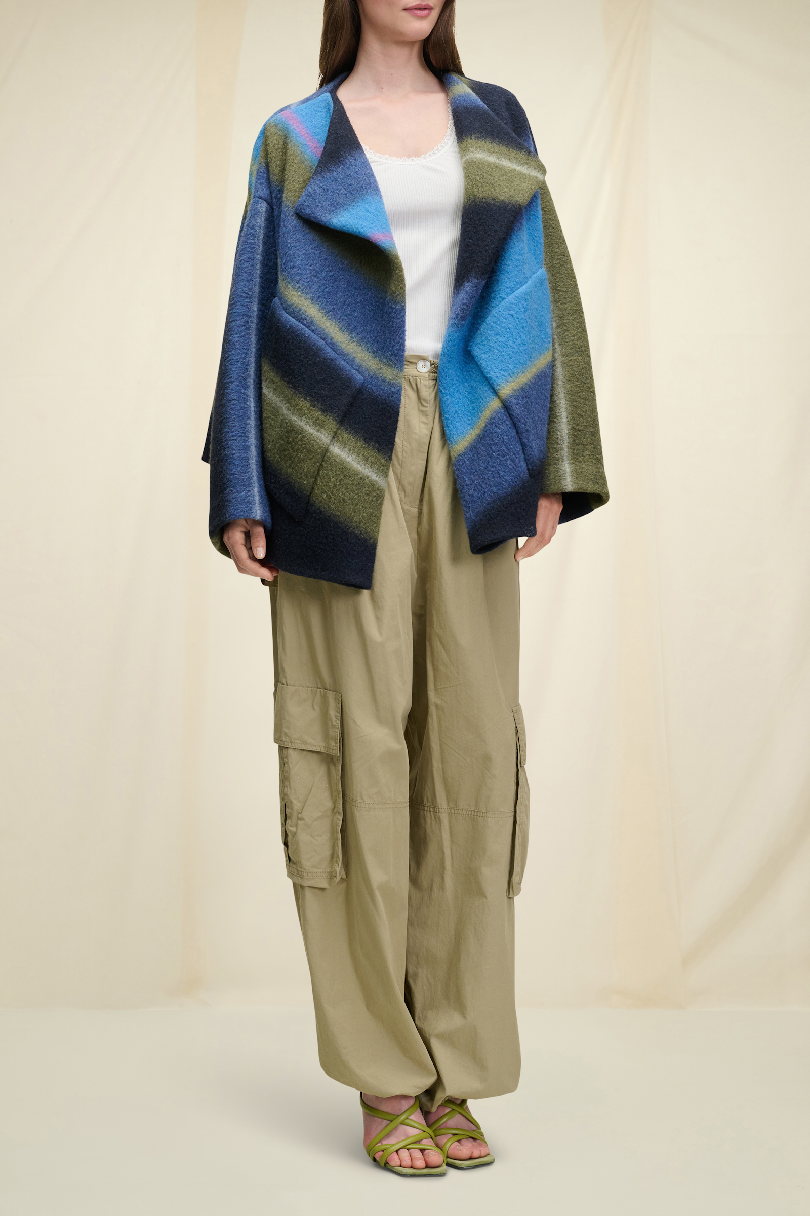 STRIPED COMFORT jacket