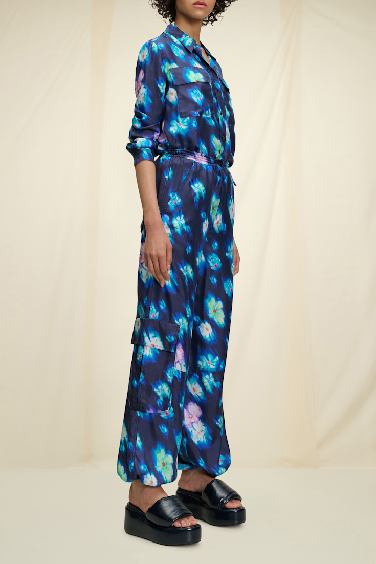 NEON FLORALS pants
