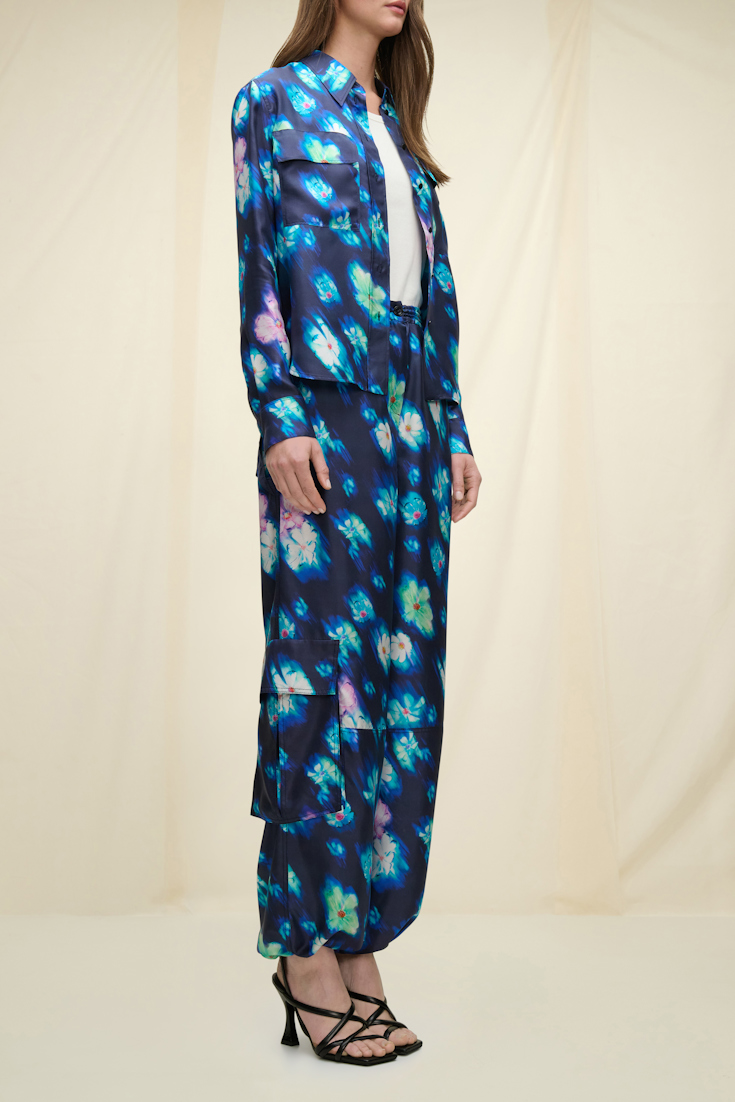 NEON FLORALS blouse