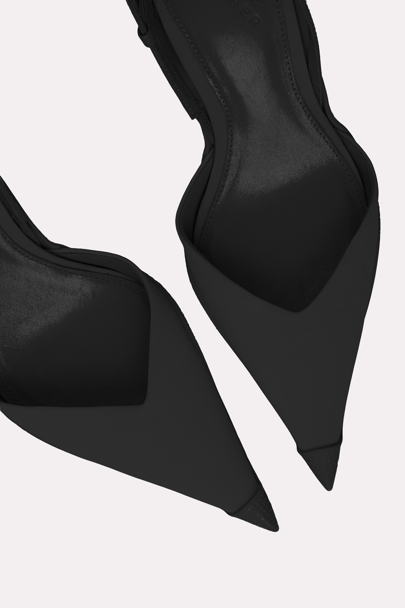 Dorothee Schumacher Kitten heels slingbacks pure black