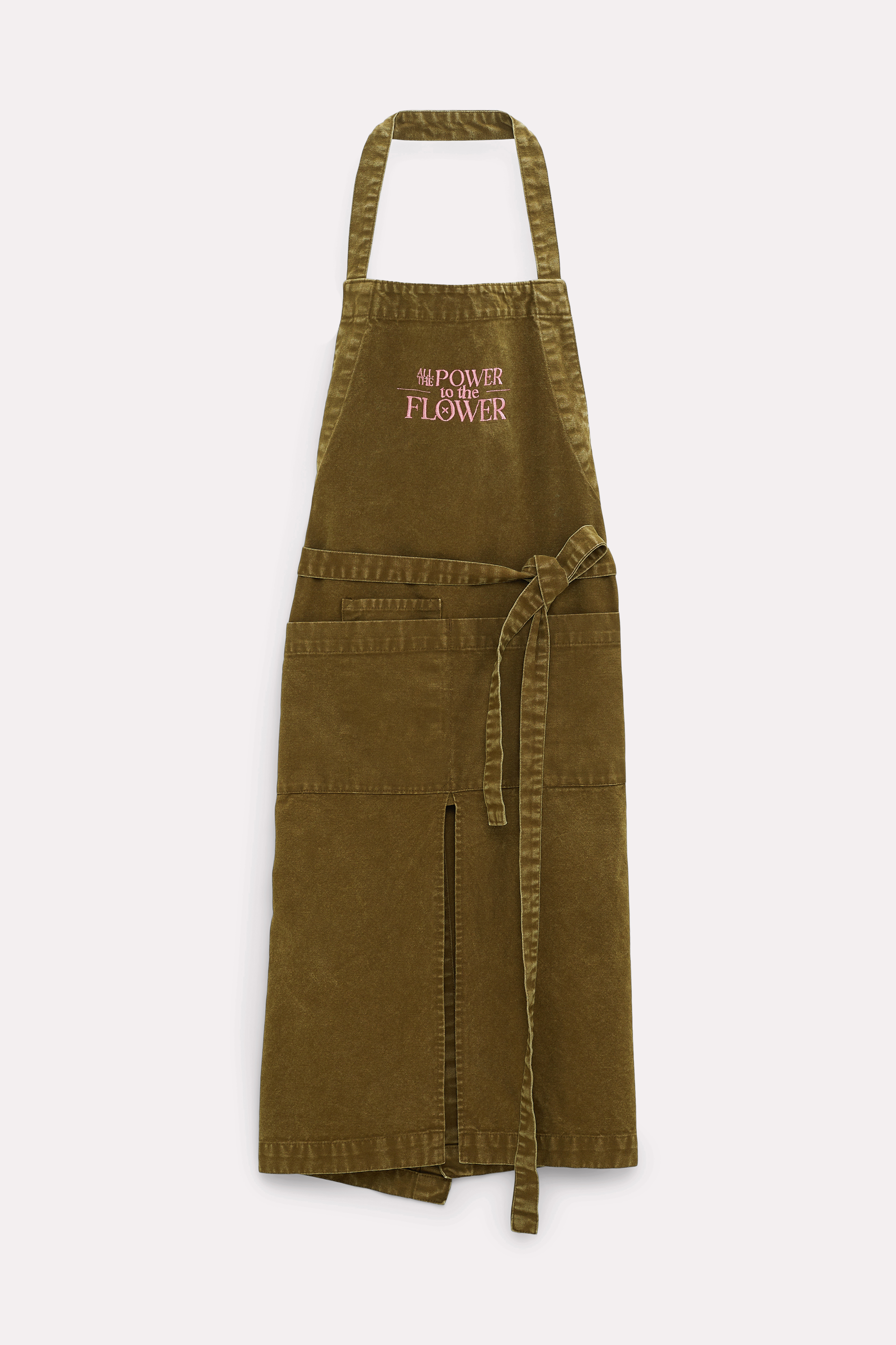 Dorothee Schumacher Gardening Apron With Embroidery In Green