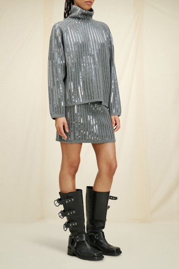 SEQUIN STATEMENTS skirt