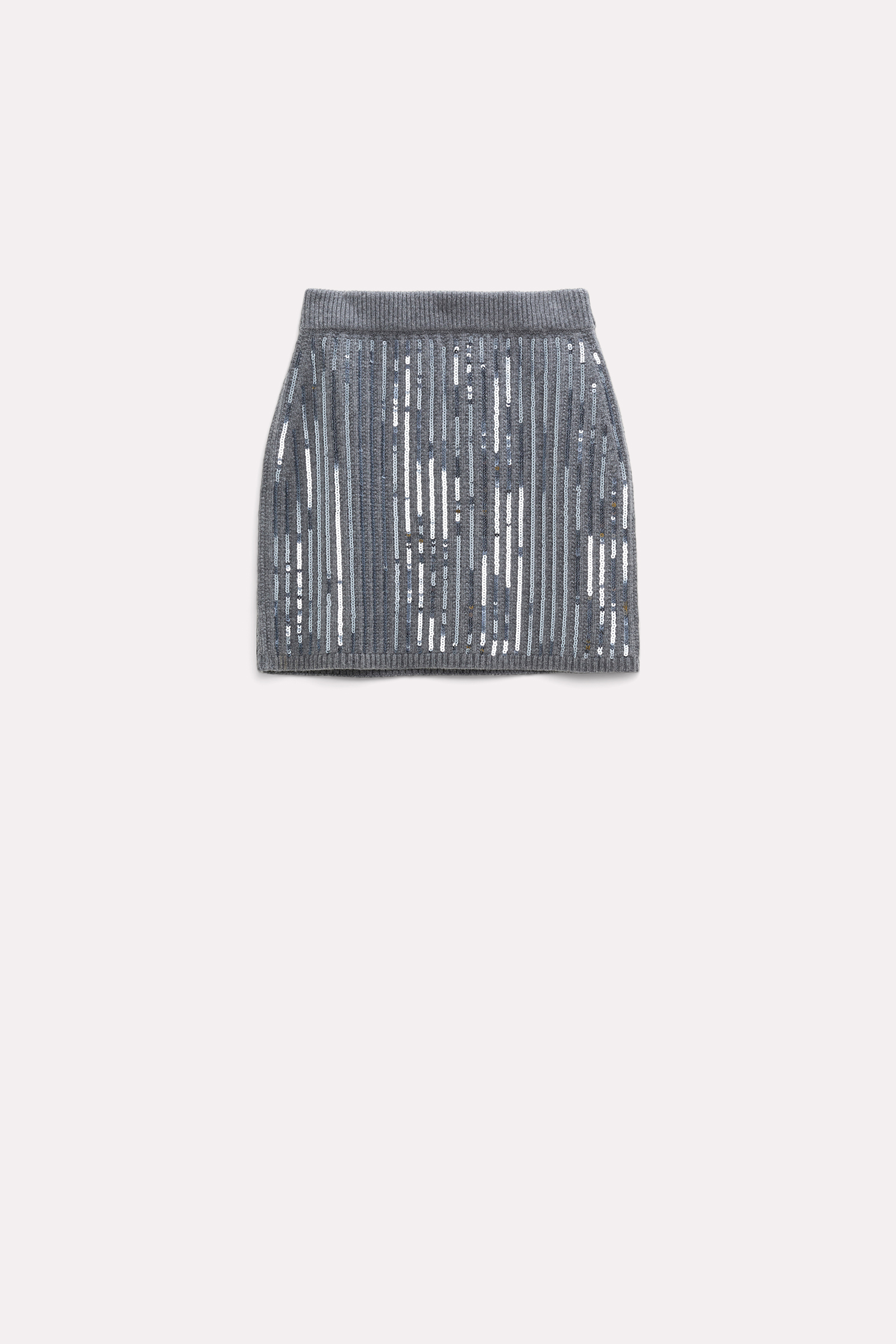 Dorothee Schumacher Mini skirt with sequins true grey