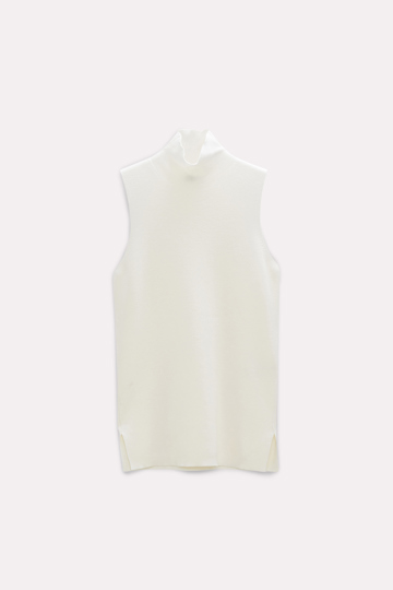 Dorothee Schumacher Rollkragentop aus Merino camellia white