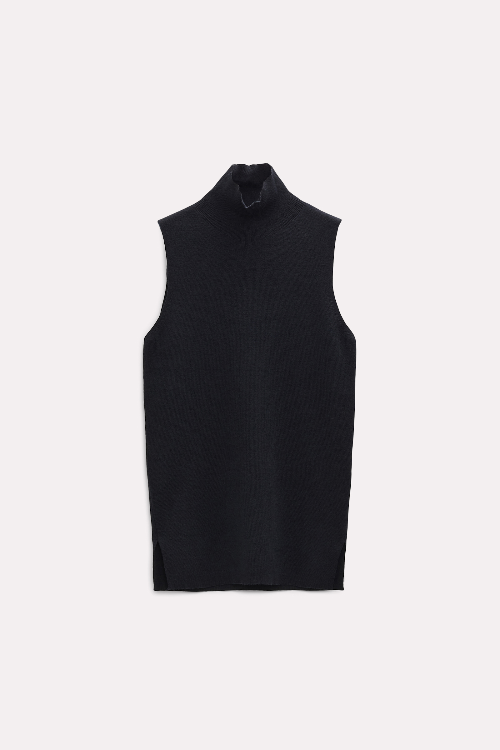 Dorothee Schumacher Merino turtleneck top pure black