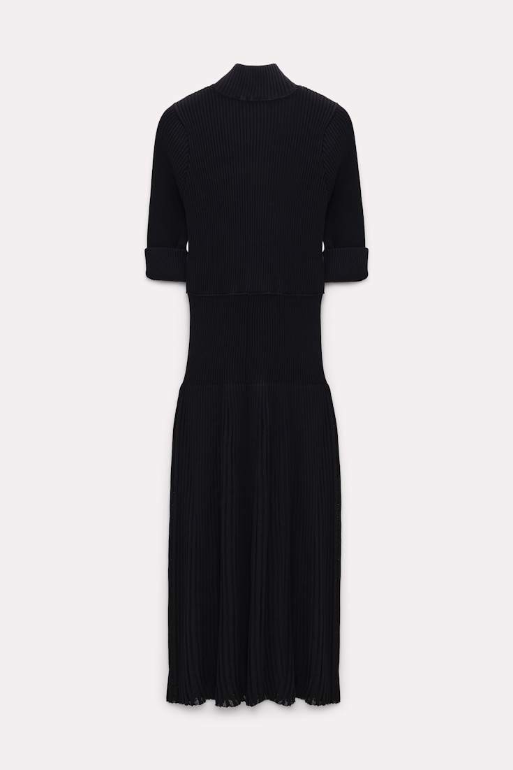 SLEEK PLISSEE dress