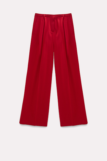 Dorothee Schumacher Flowing pleated pants adored red