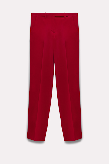 Dorothee Schumacher Slim fit wool pants adored red