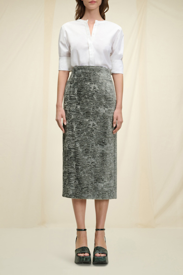 EMBOSSED SHINE skirt
