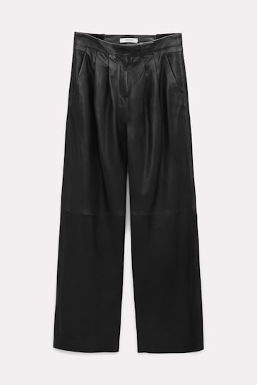 Dorothee Schumacher Leather pants pure black