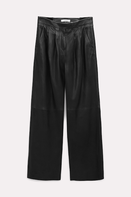 SOFT TOUCH pants Dorothee Schumacher Leather pants pure black