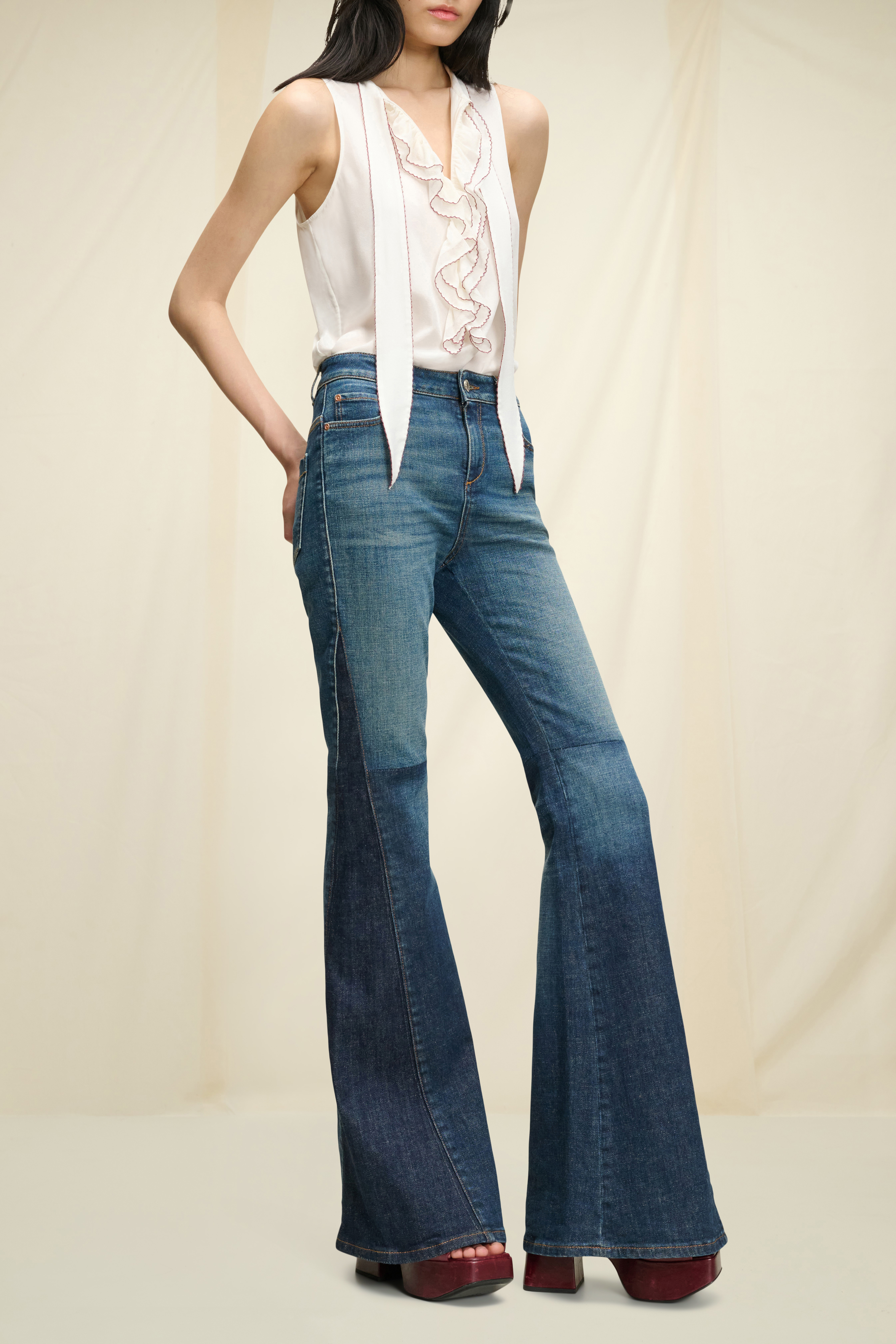 Dorothee Schumacher Flared jeans with
