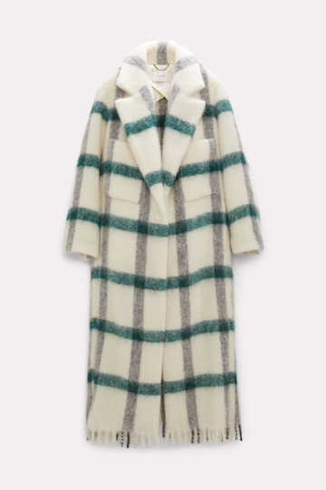CHECKED SOFTNESS coat