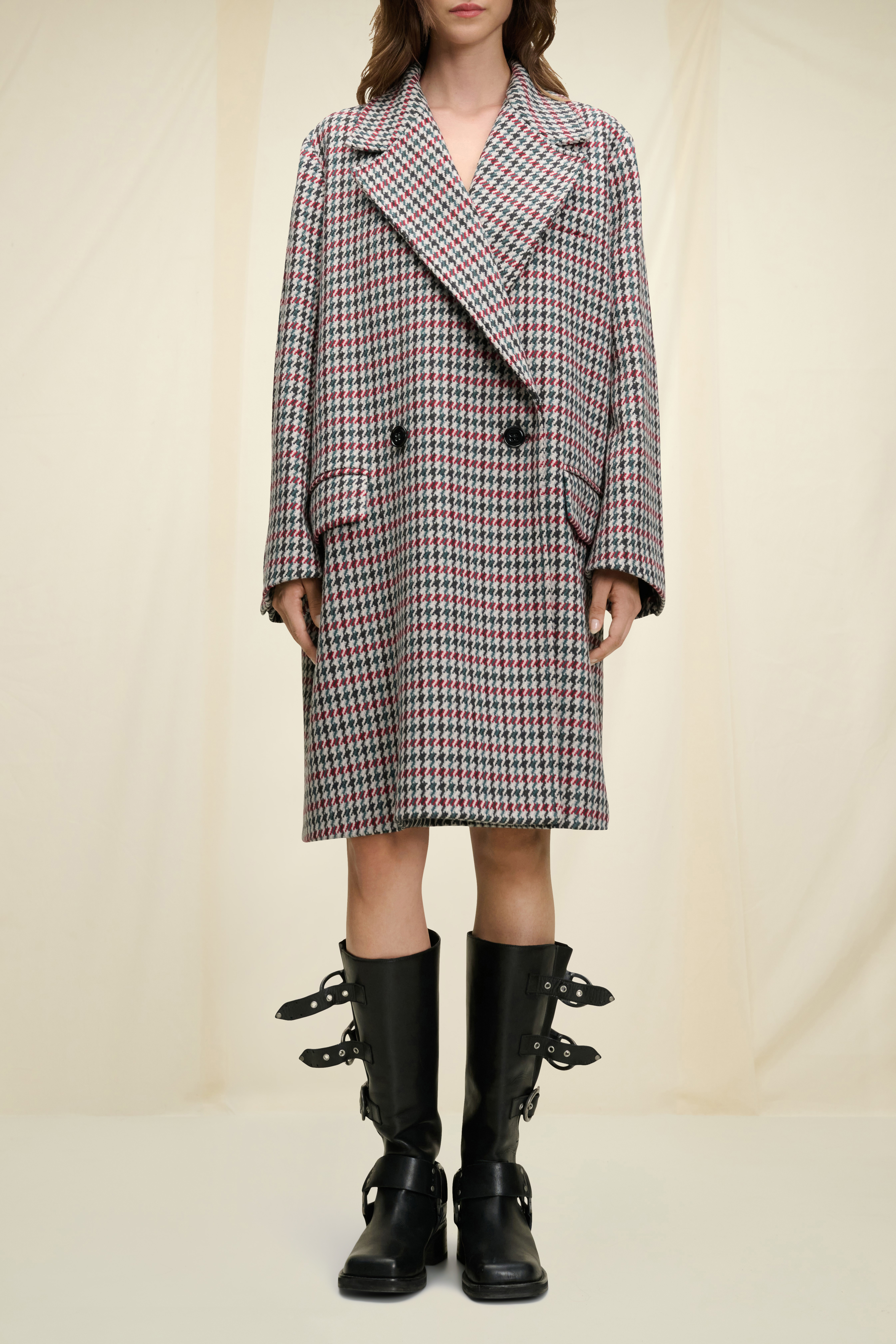 Dorothee Schumacher Coat with a houndstooth