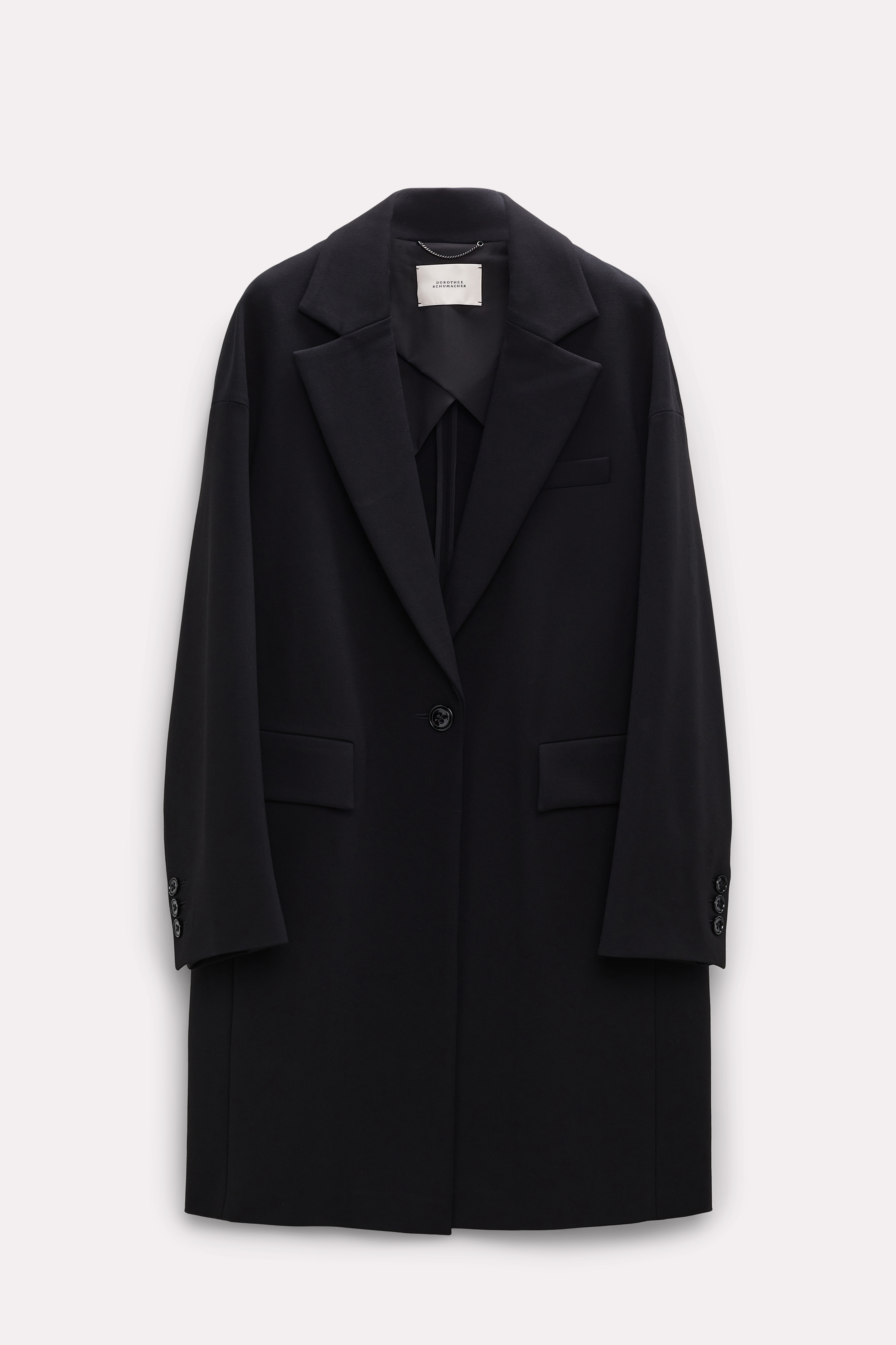 Dorothee Schumacher Casual Punto Milano coat pure black