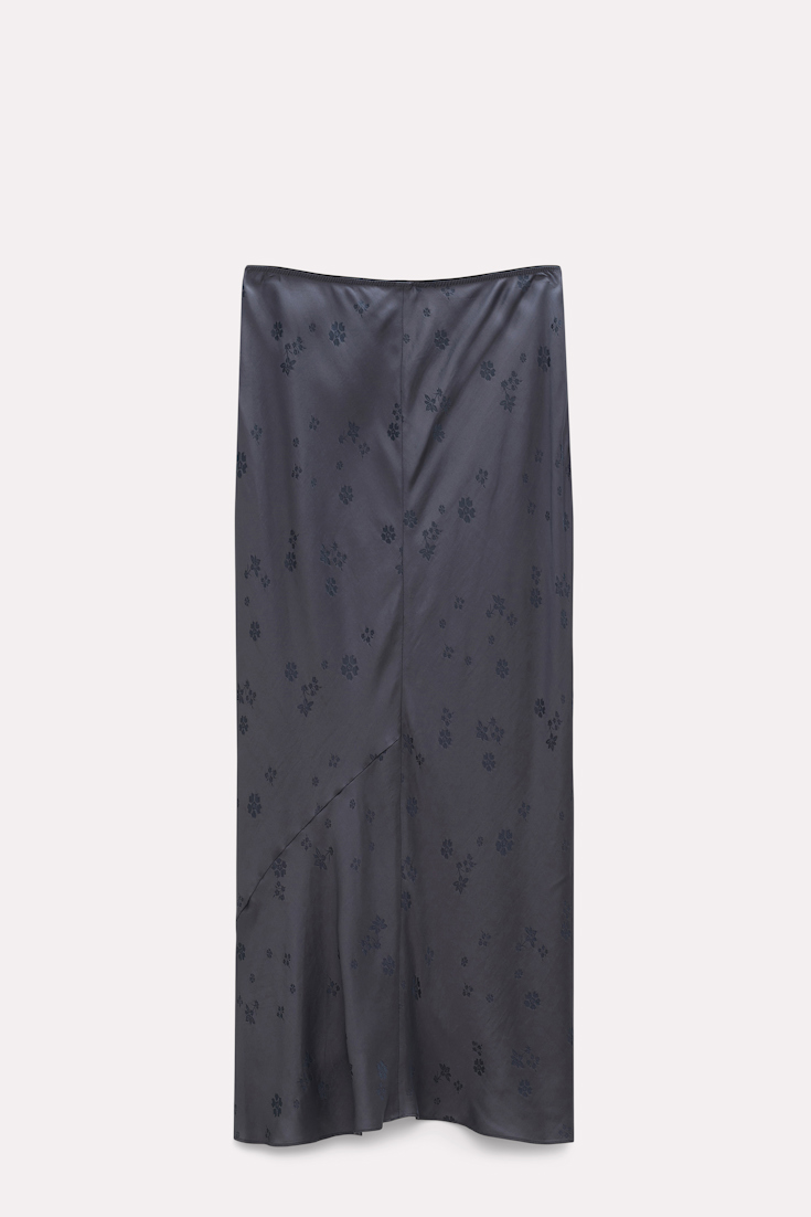 Dorothee Schumacher Skirt with floral print anthracite