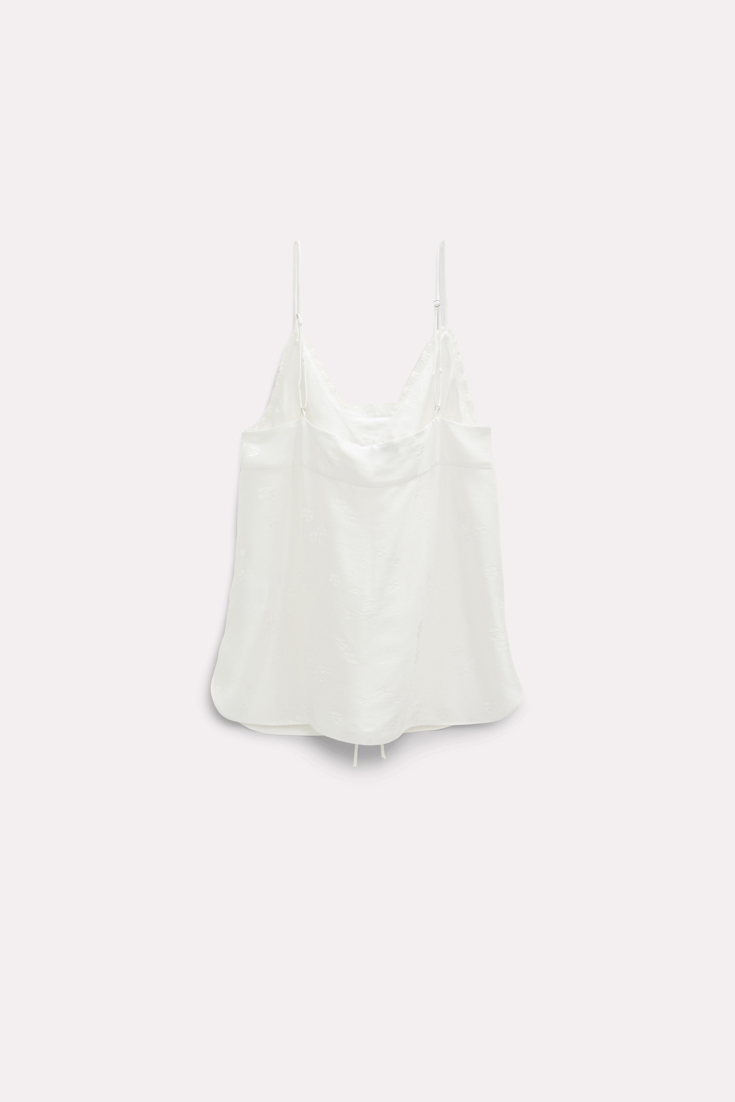 Dorothee Schumacher Top mit Spitzendetails camellia white