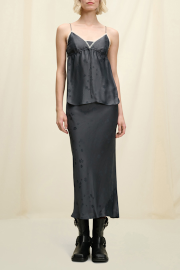 Dorothee Schumacher Top with lace details anthracite