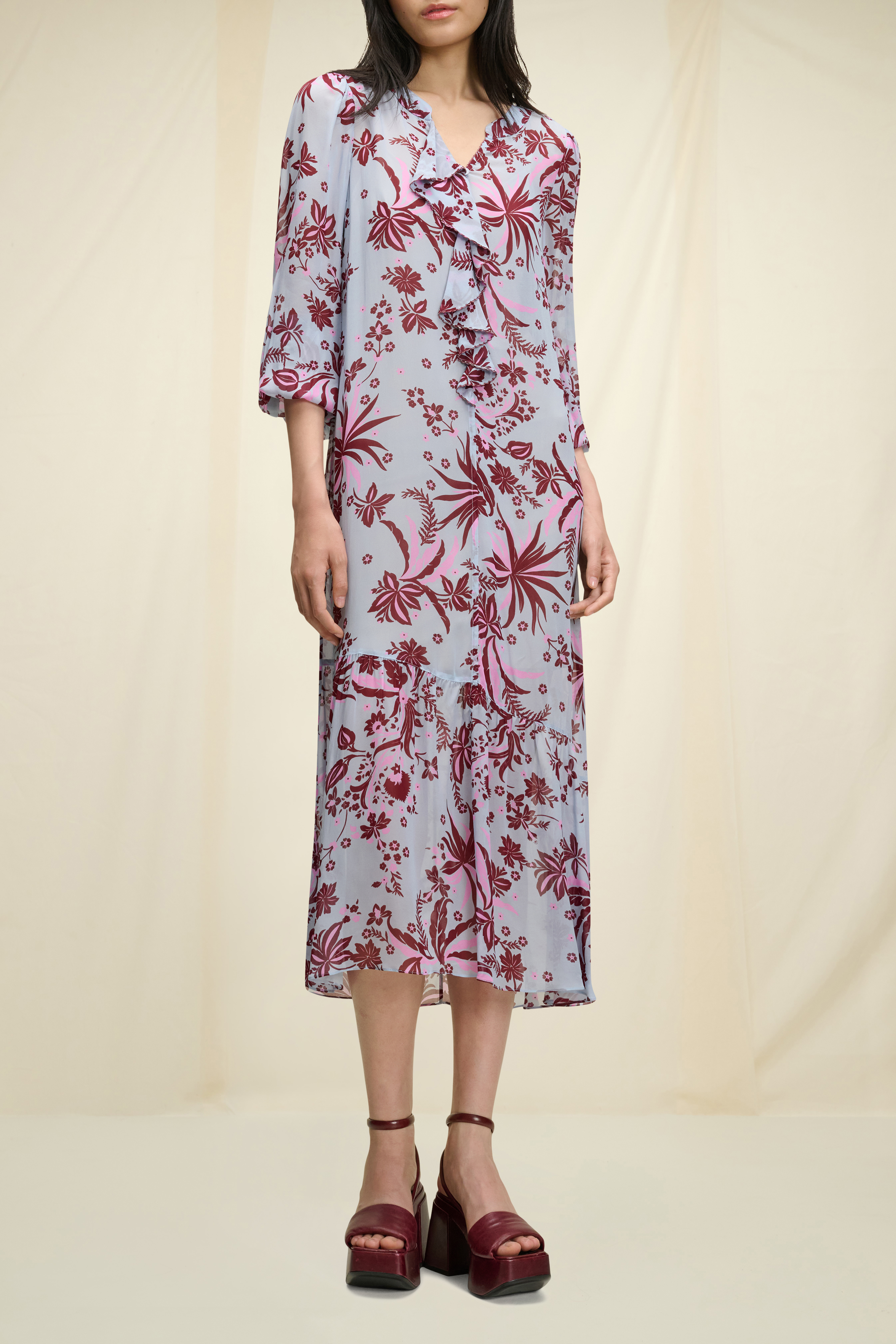 Dorothee Schumacher Printed viscose dress with