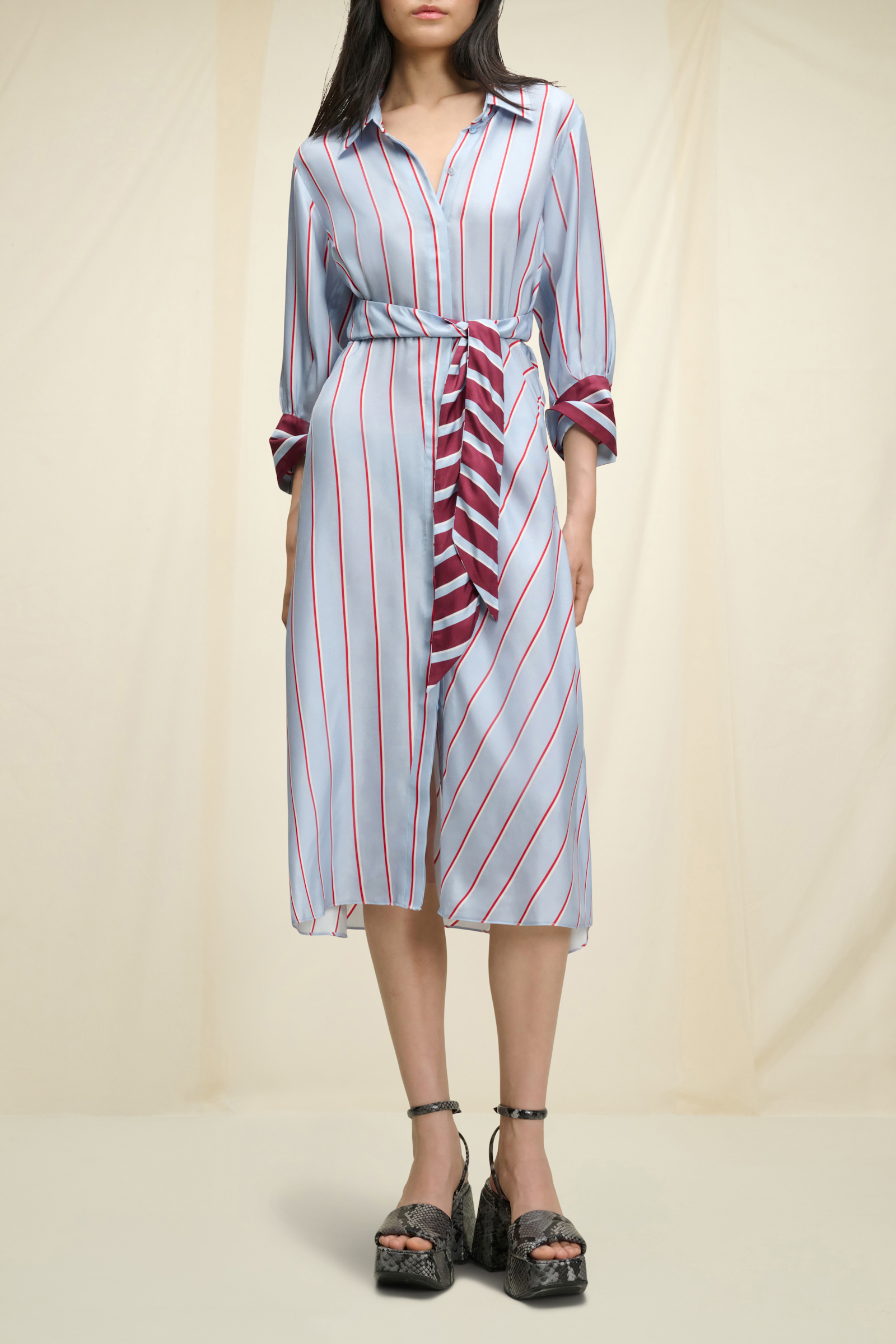 LUXURIOUS STRIPES dress