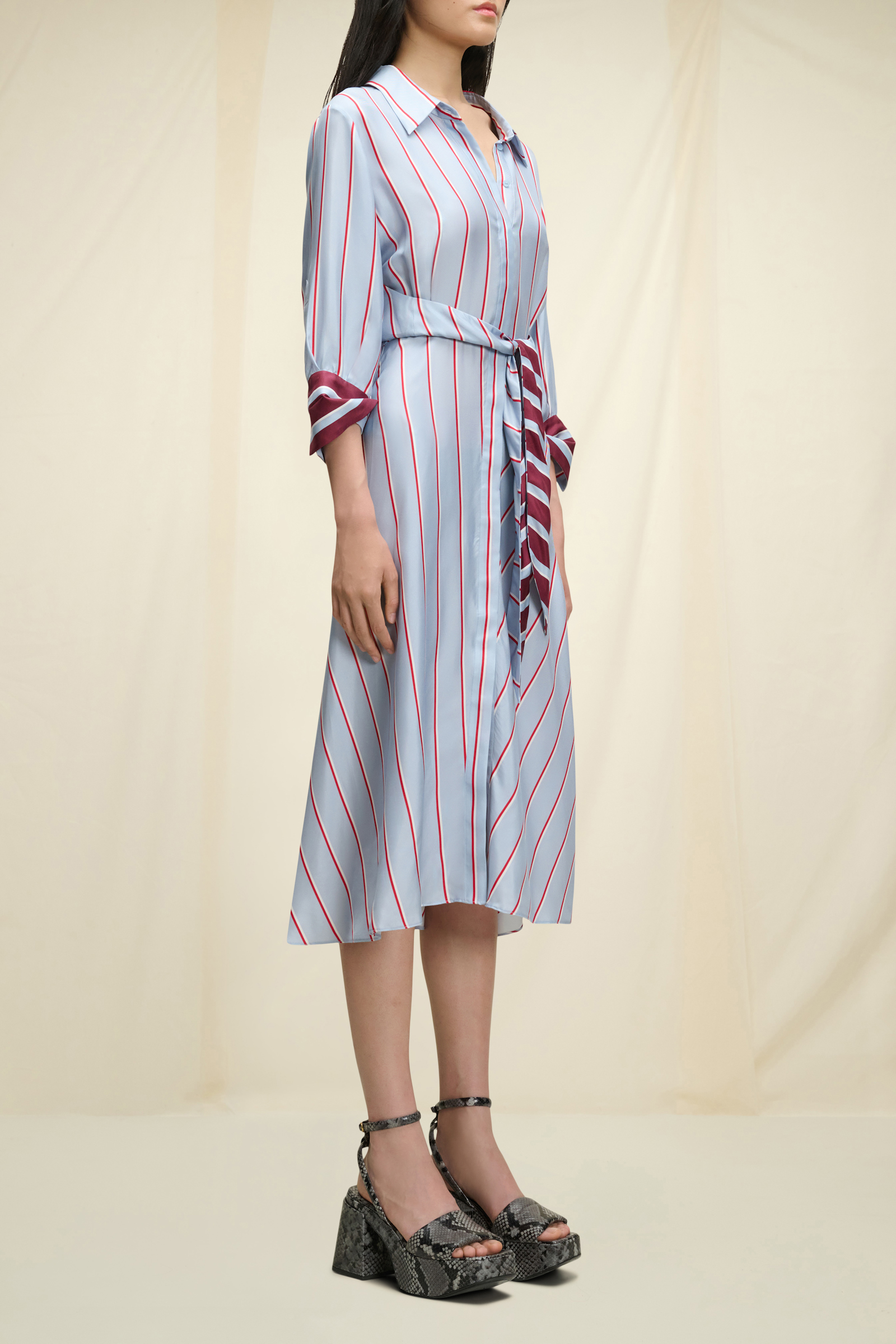 LUXURIOUS STRIPES dress