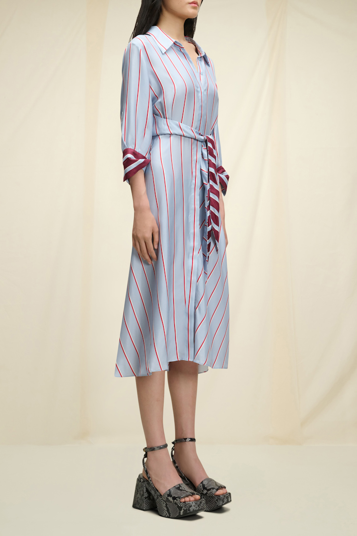 LUXURIOUS STRIPES dress