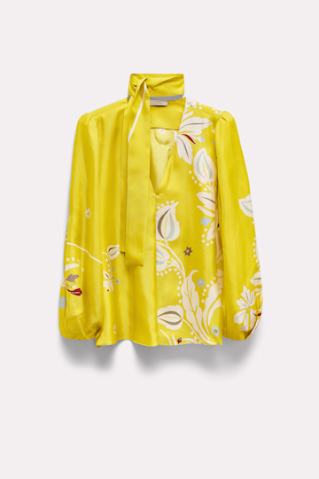 FLOWER WHIRL blouse